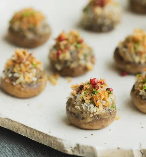 Gevulde champignons met truffel