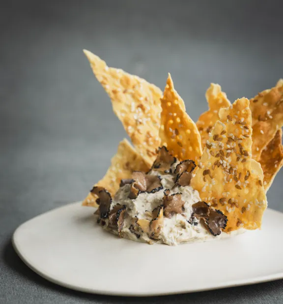 Hummus-truffeldip