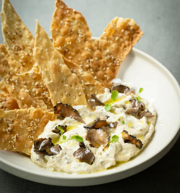 Hummus-truffeldip